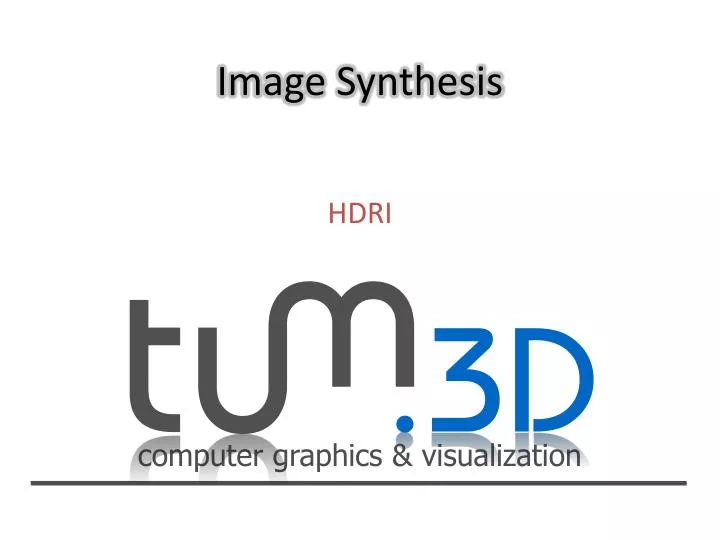 image synthesis