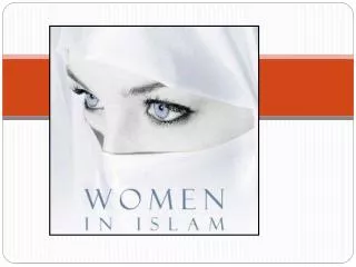 Misconceptions about Women in Islam