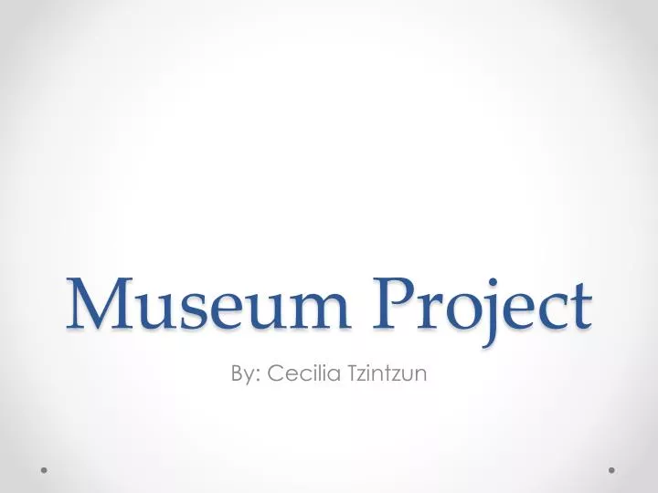 museum project