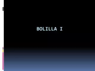 bolilla i