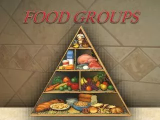 FOOD GROUPS