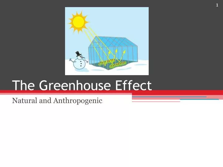 the greenhouse effect