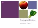 Cooking and Nutrition - slide 1