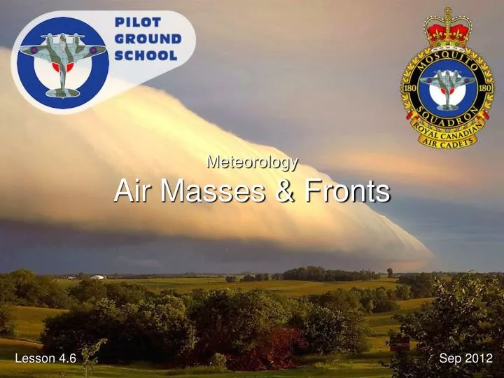 meteorology air masses fronts