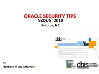 ORACLE SECURITY TIPS