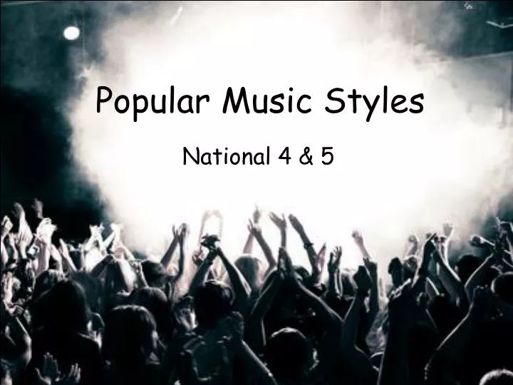 popular music styles