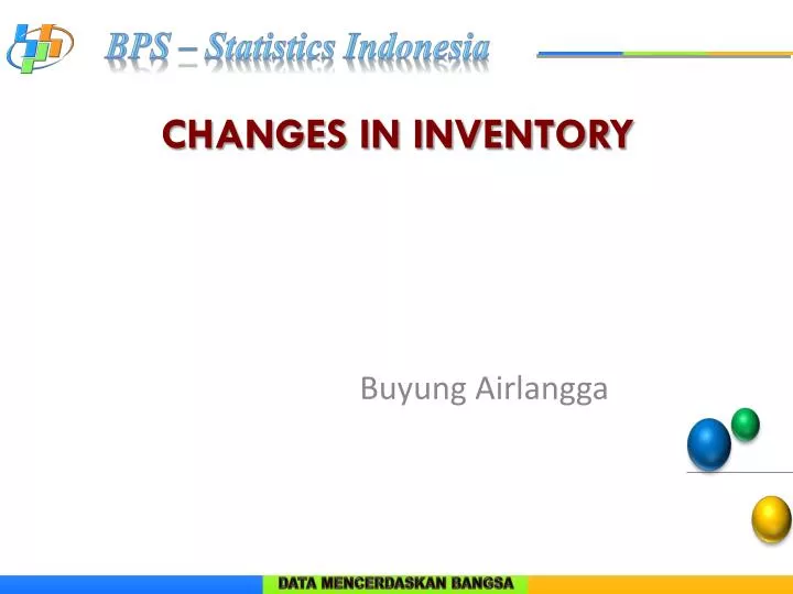 changes in inventory