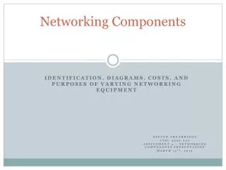 Networking Components