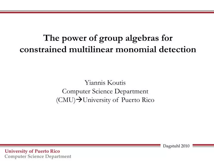 the power of group algebras for constrained multilinear monomial detection