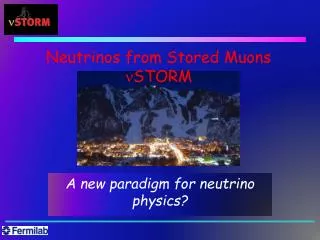 Neutrinos from Stored Muons n STORM