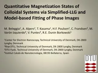 What is, and how do we measure, the magnetic state as a function of shape,