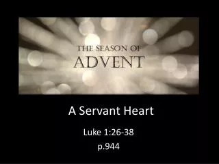 A Servant Heart