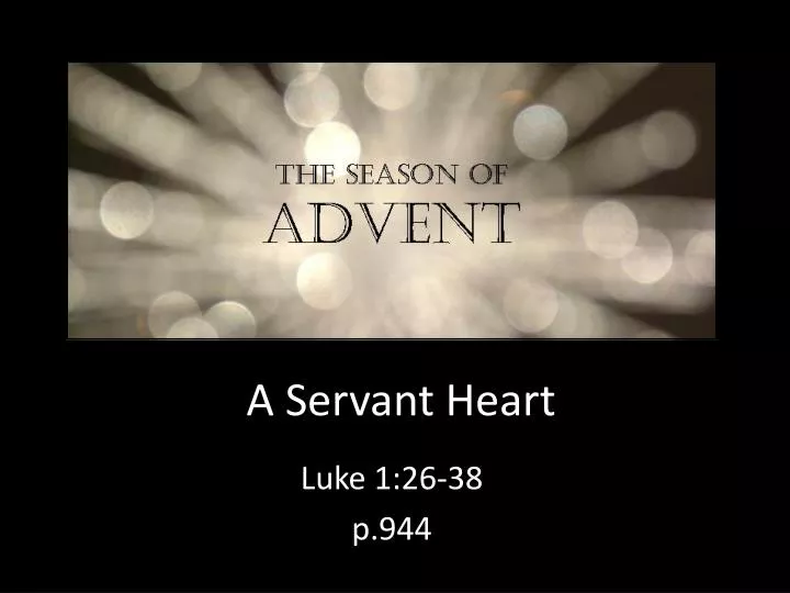 a servant heart