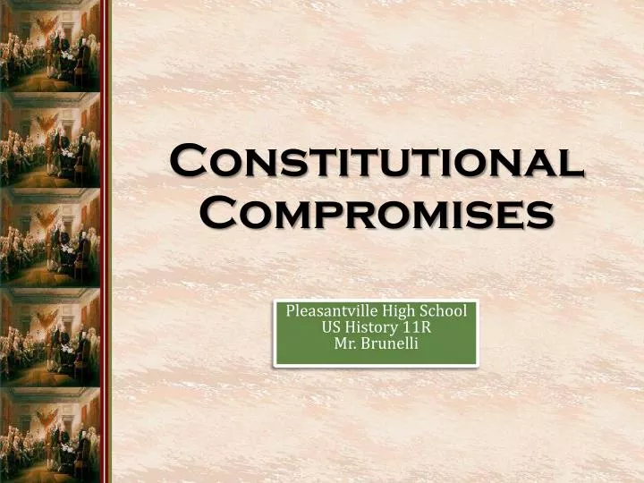 constitutional compromises