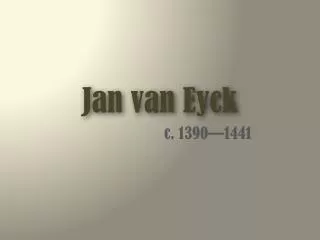 Jan van Eyck