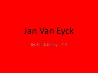 Jan Van Eyck