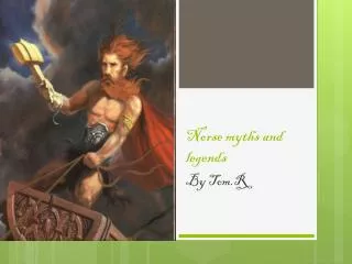 Norse myths and legends