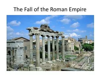 The Fall of the Roman Empire