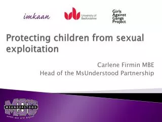 Protecting children from sexual exploitation