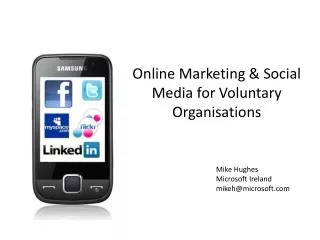 Online Marketing &amp; Social Media for Voluntary Organisations