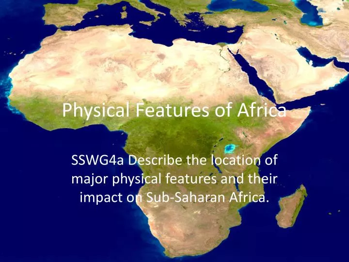 physical features of africa