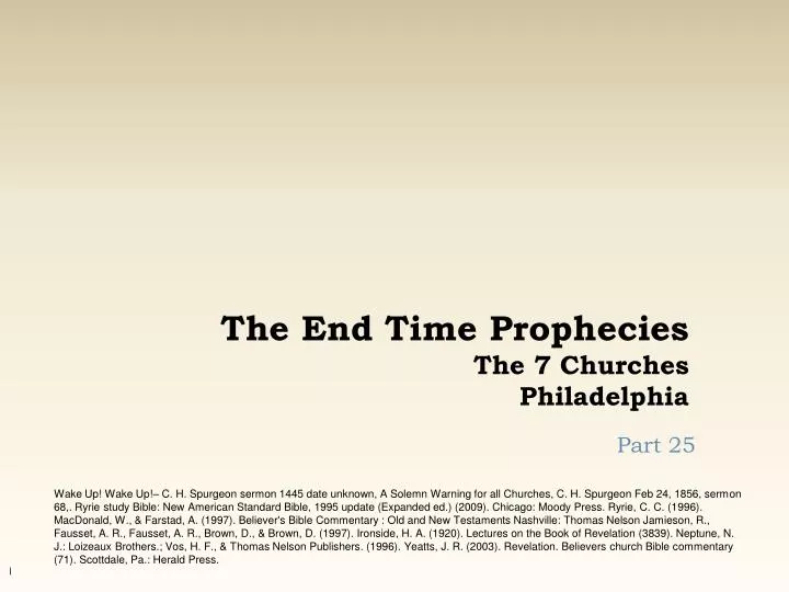 the end time prophecies the 7 churches philadelphia