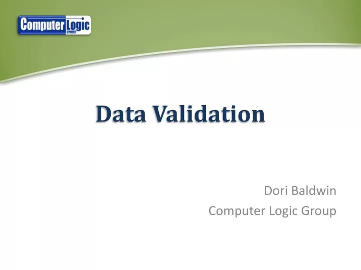 data validation