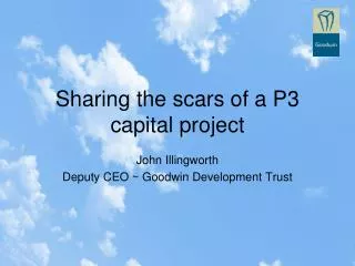 Sharing the scars of a P3 capital project