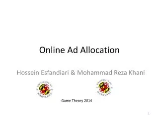Online Ad Allocation