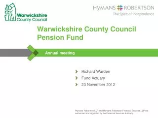 Warwickshire County Council Pension Fund