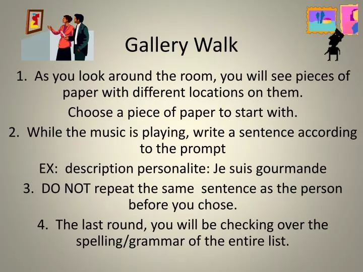 gallery walk