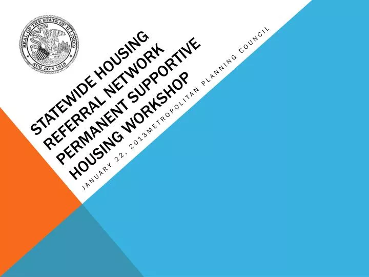 statewide housing referral network permanent supportive housing workshop