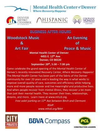 BUSINESS AFTER HOURS Woodstock Music 		 An Evening 	&amp; 				 of