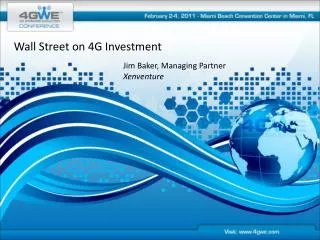 Wall Street on 4G Investment