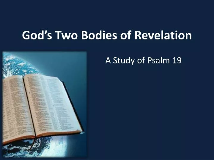 god s two bodies of revelation