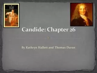 Candide : Chapter 26