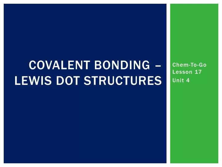 covalent bonding lewis dot structures
