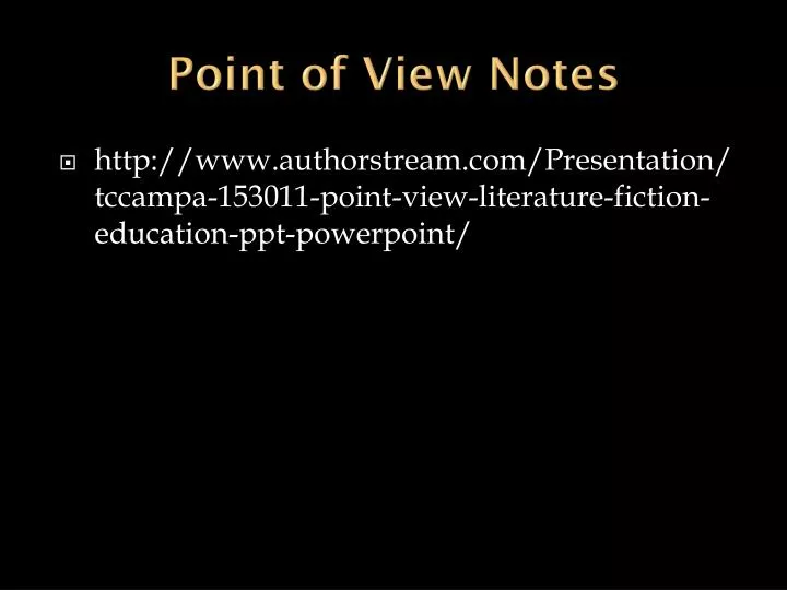how to view notes on a powerpoint presentation