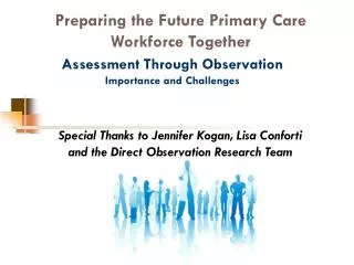 Preparing the Future Primary Care Workforce Together