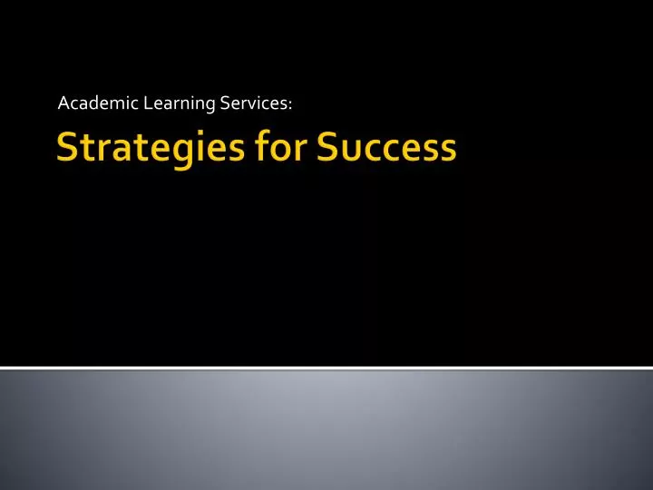 academic learning services