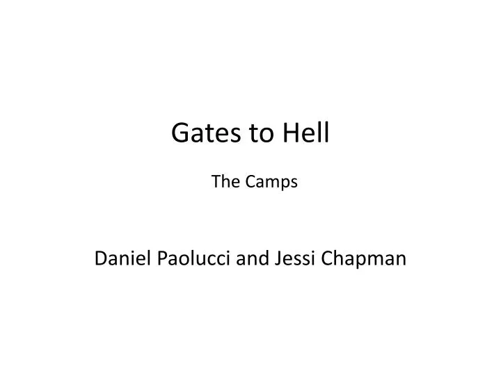 gates to hell
