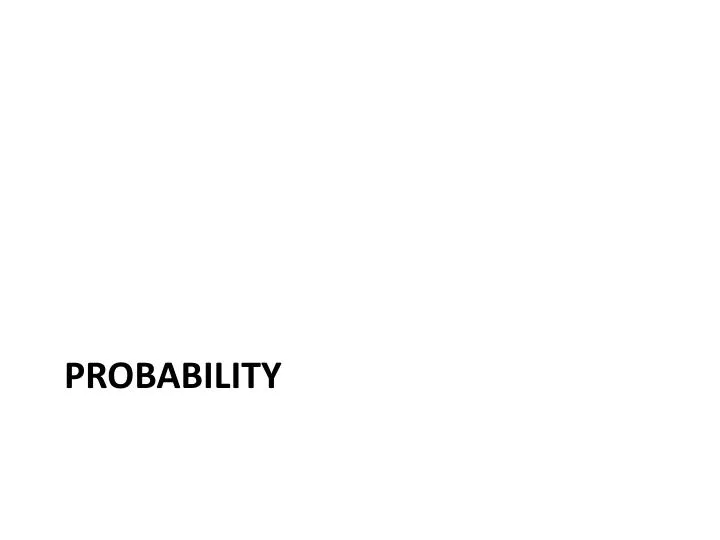 probability