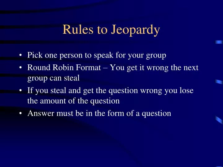 rules to jeopardy