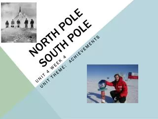 north pole south pole