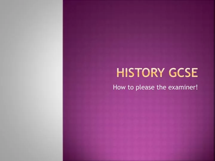 history gcse