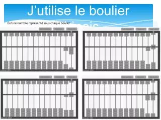 j utilise le boulier chinois