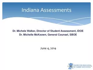 Indiana Assessments