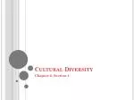 Cultural Diversity - slide 1