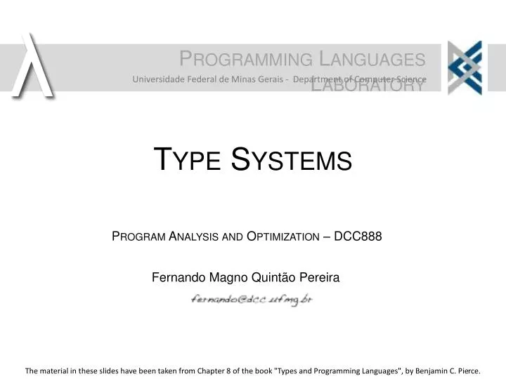 type systems