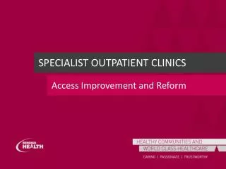 SPECIALIST OUTPATIENT CLINICs